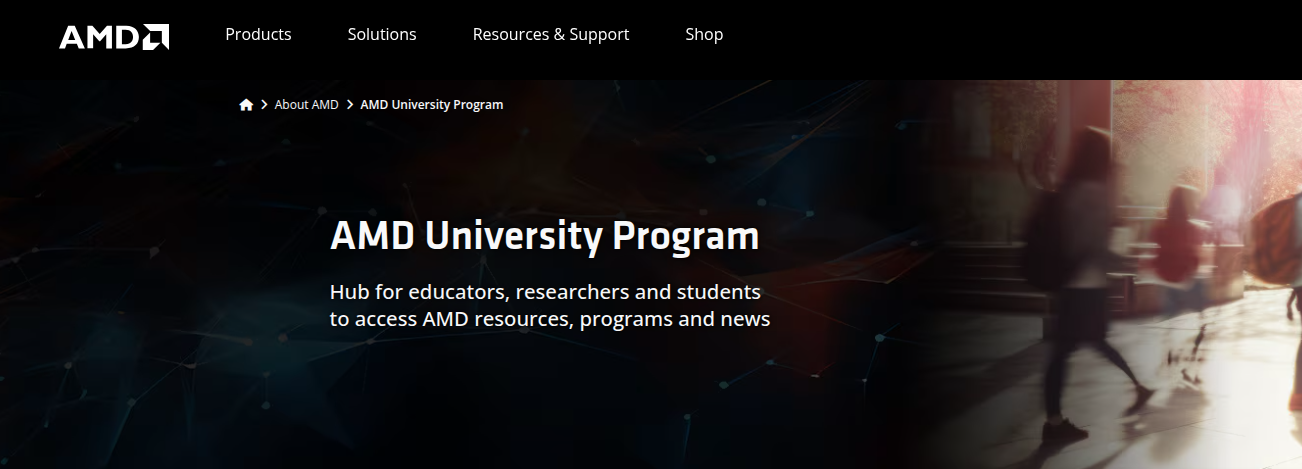 AMD University Program page